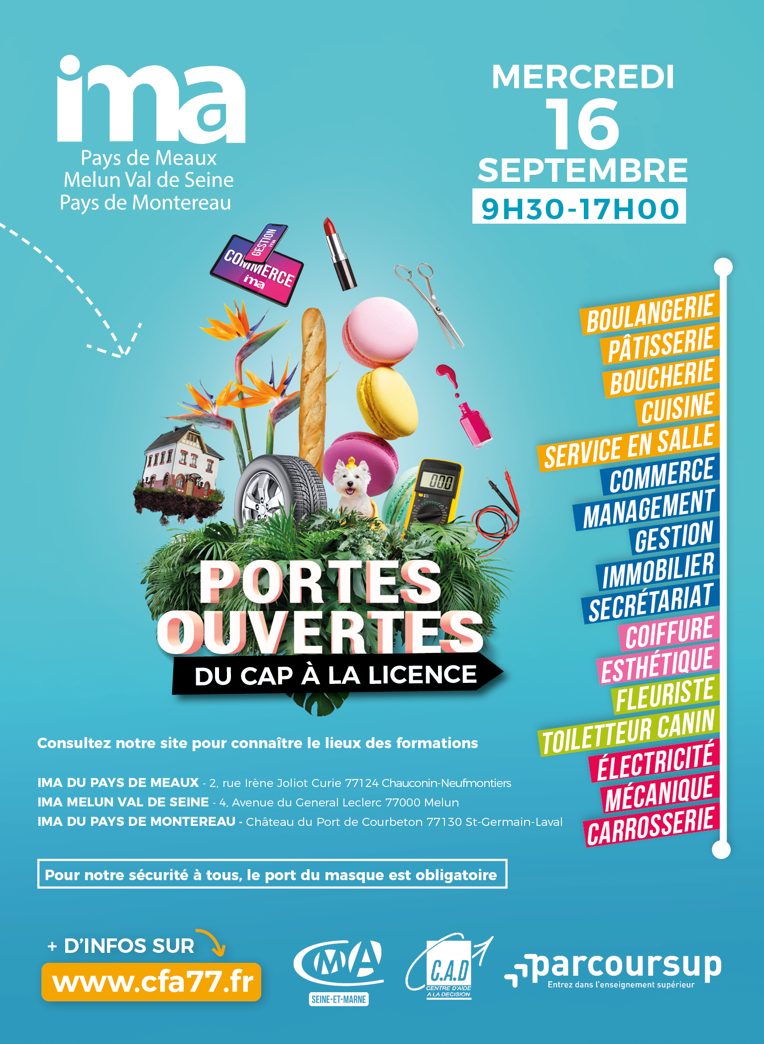 Portes Ouvertes des IMA le 16 septembre !